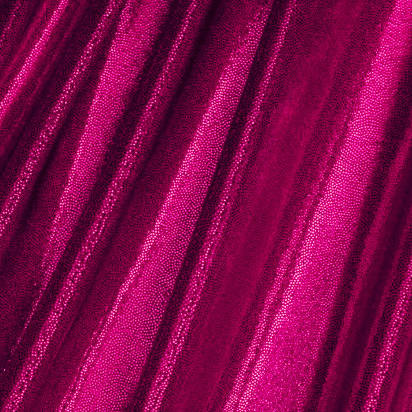 Vizes hatású fényesen csillogó (apró pöttyös) anyag - FUXIA.